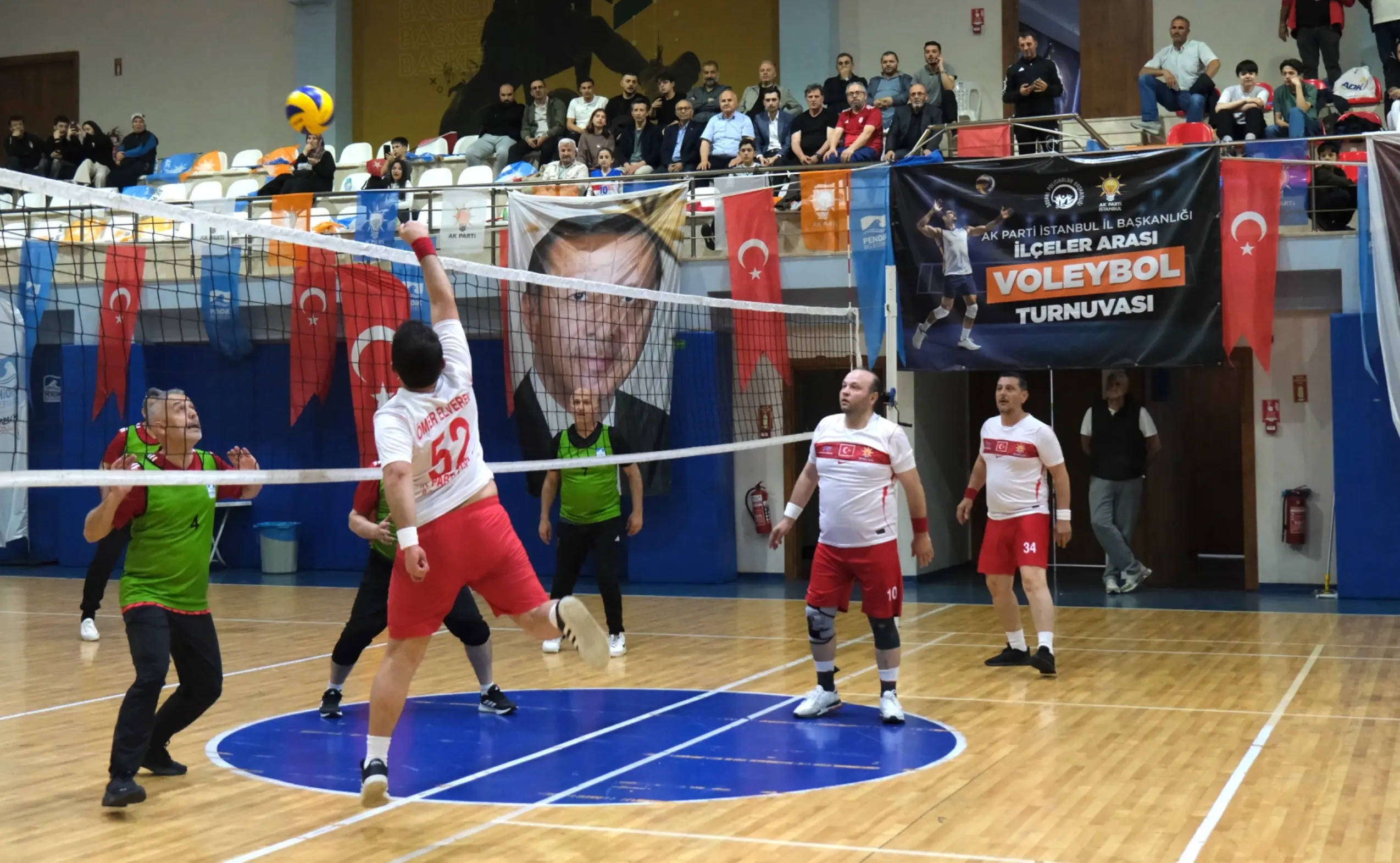 İstanbul’un 39 ilçesinde voleybol turnuvamız başladı